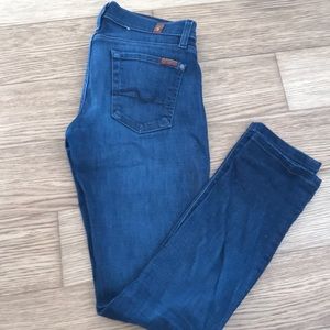 7 For All Man Kind Womens Skinny Jeans